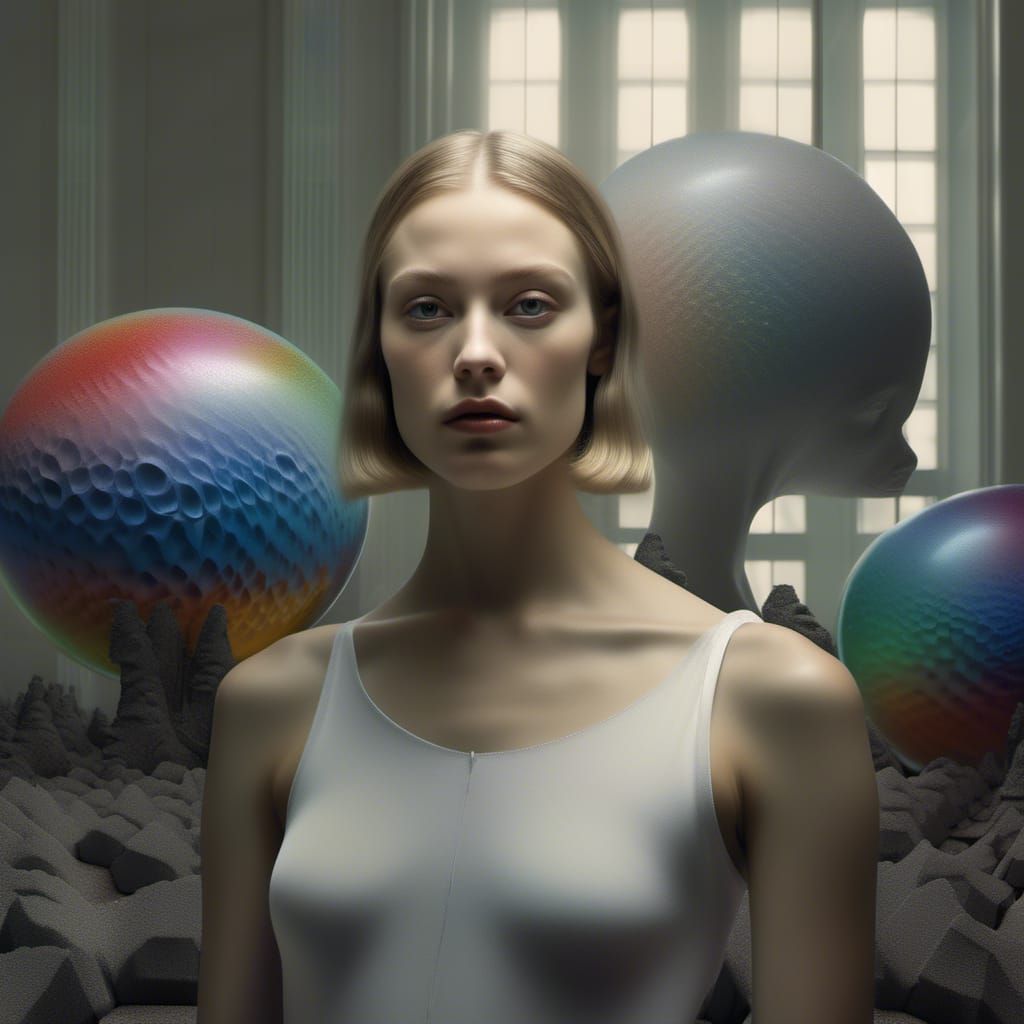 Surreal People and Creatures in Detailed Laboratory