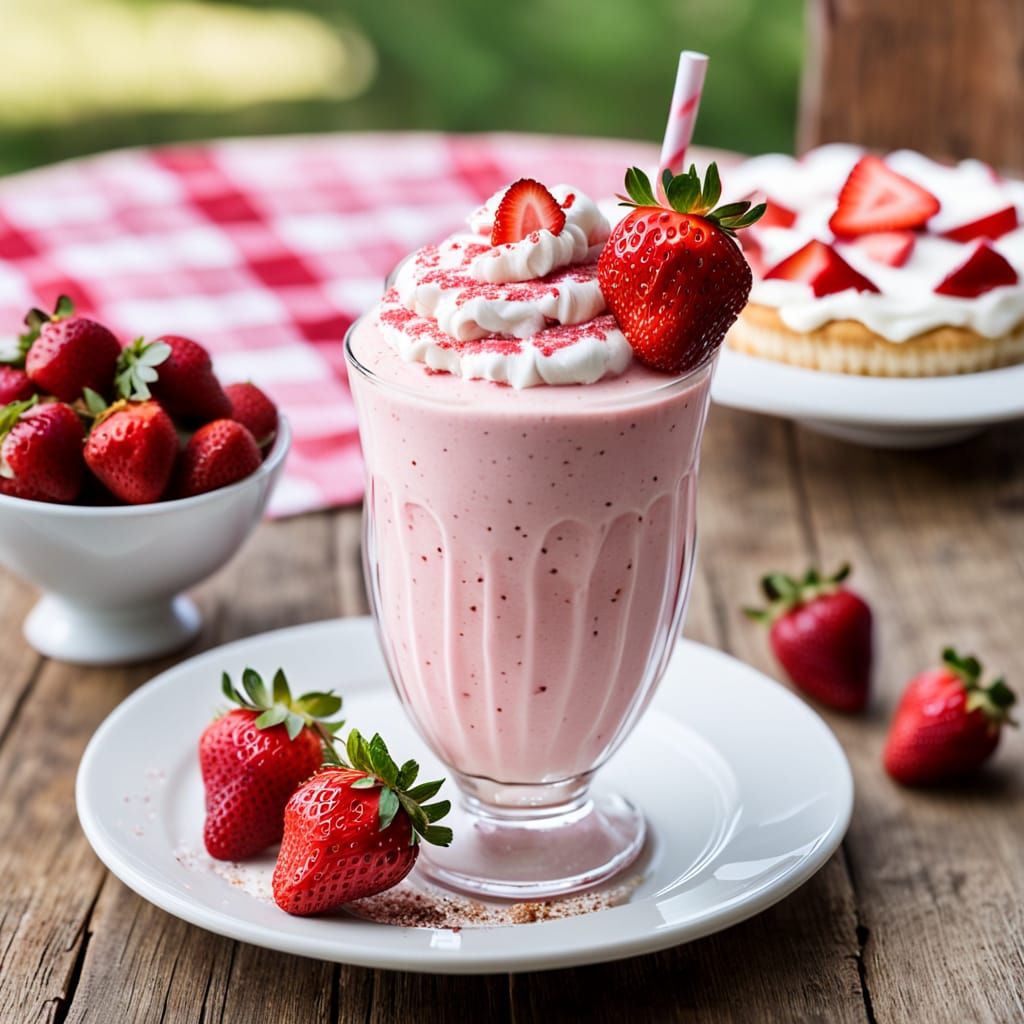 Delicious Strawberry Still Life in Vibrant Colors