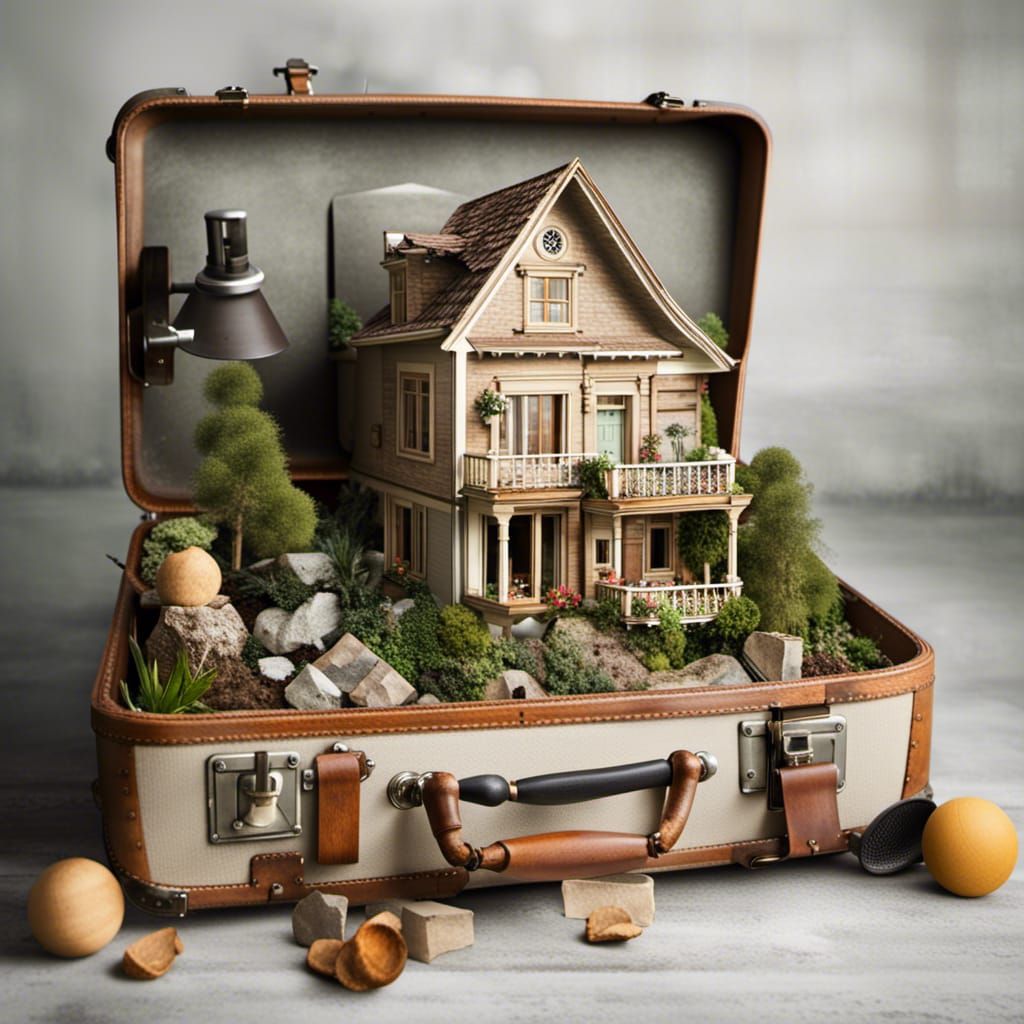 Charming Home Finds Refuge in Suitcase