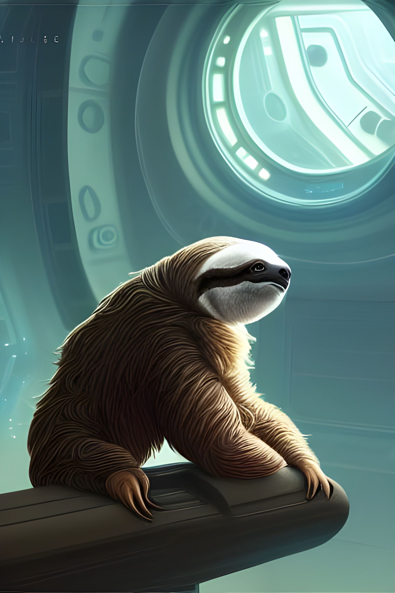 - Lazy Sloth in space -