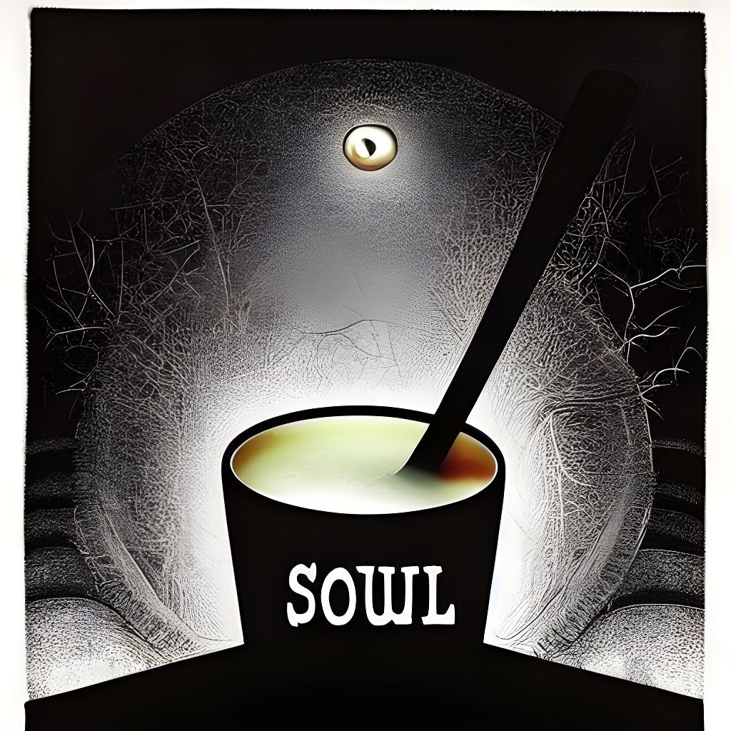 Eerie Sci-Fi Art: A Secret in My Soup
