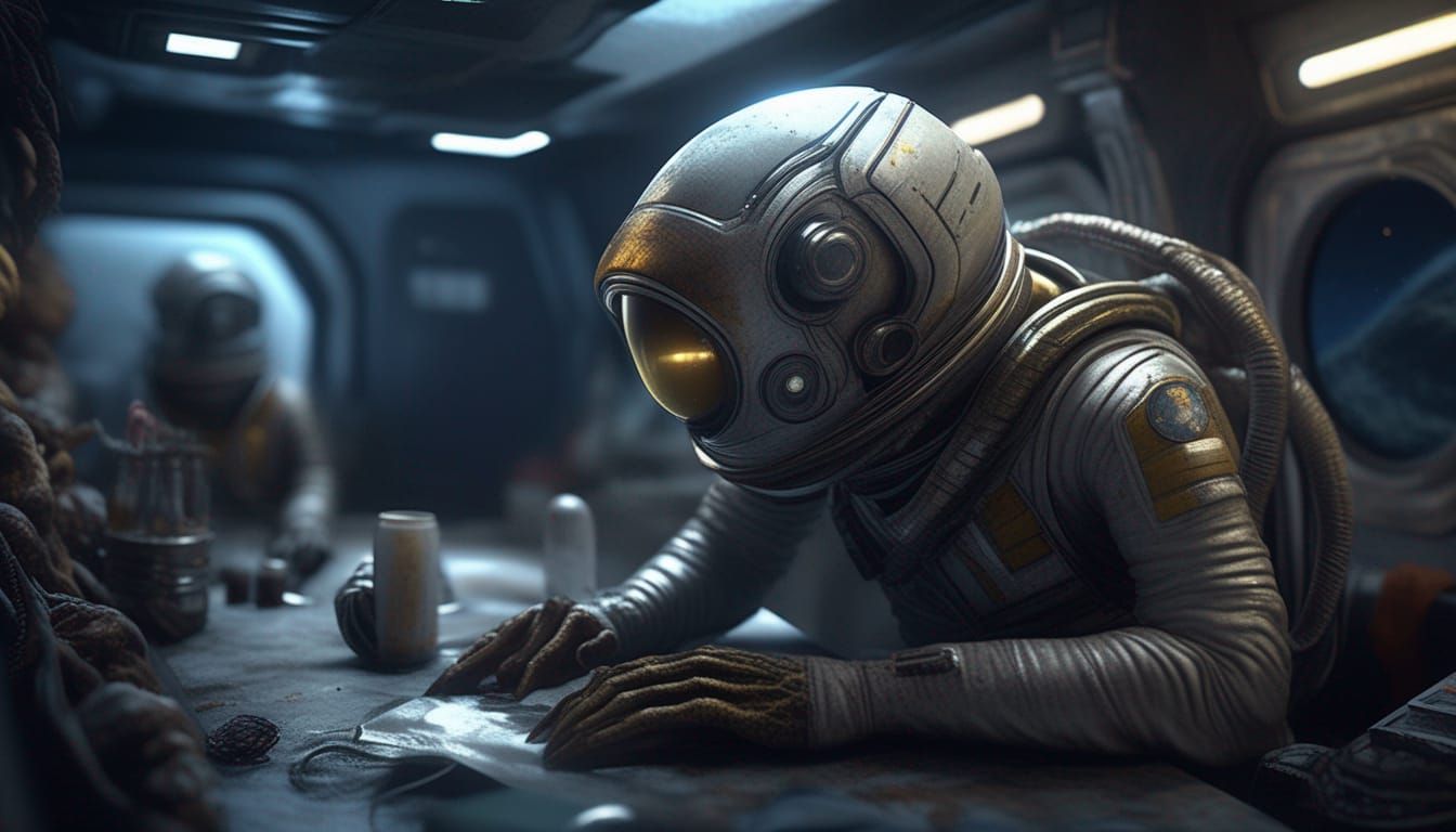 Space Creatures Survive on Dead Colony Ship