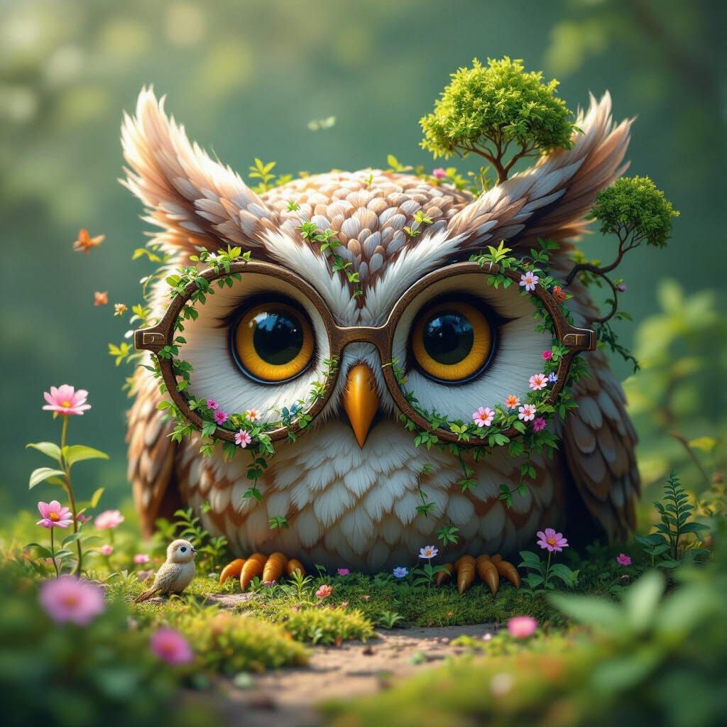 Miniature Garden in Athena's Spectacles: Fantasy Concept Art