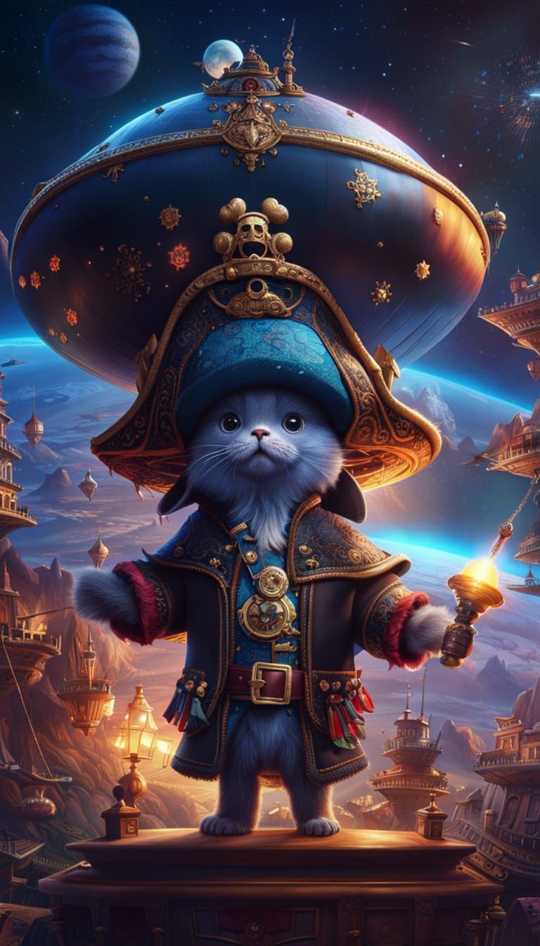 The Space Pirate - When cute animal got wisdom and had UFO t...