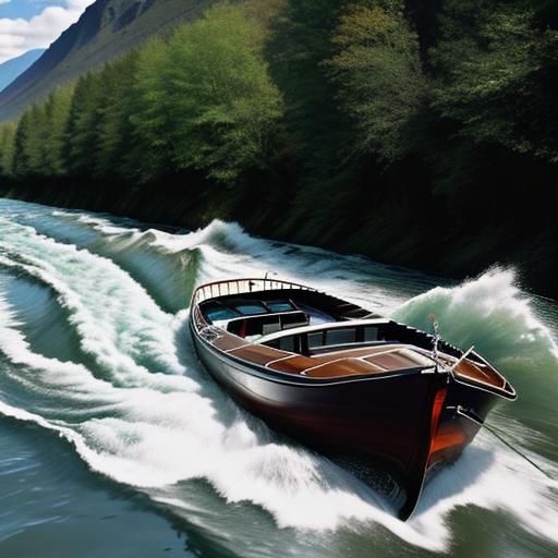 While a boat can indeed go upstream against the current, tim...