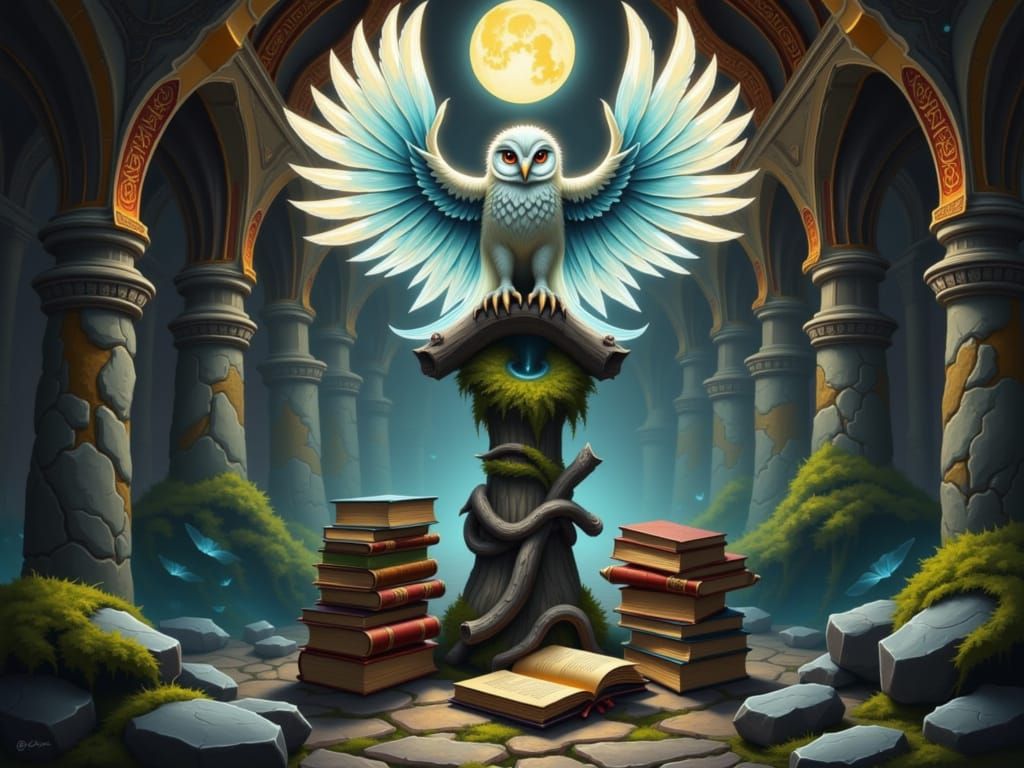 La bibliothèque de Merlin