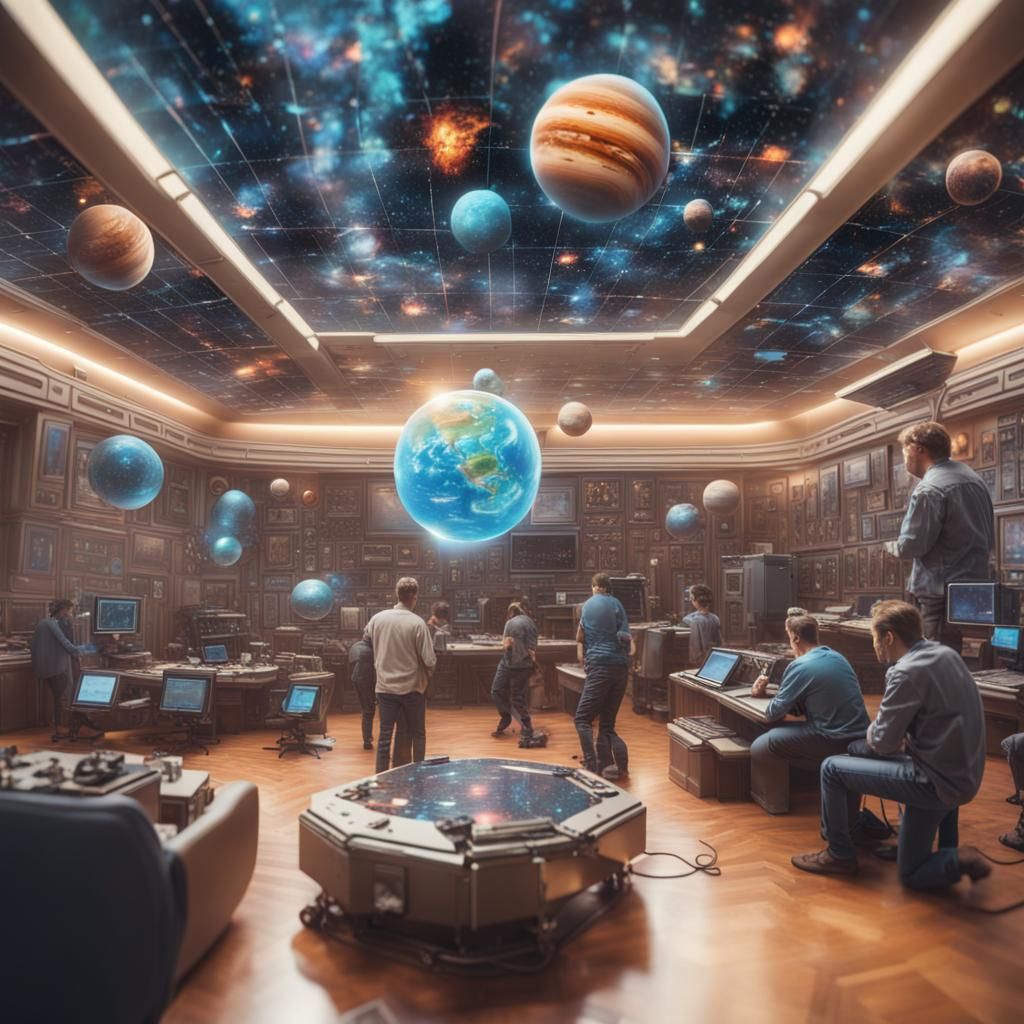 Holo Solar System Map