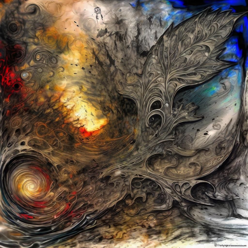 Abstract Expressionism: Cosmic Shores in Impasto Oil