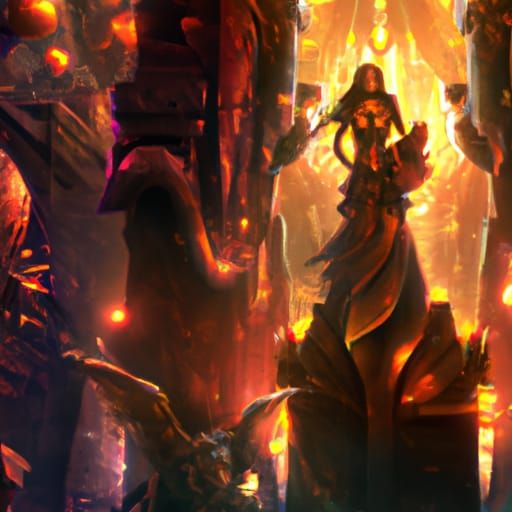 Dark Fantasy Myth: Hyperdetailed Concept Art