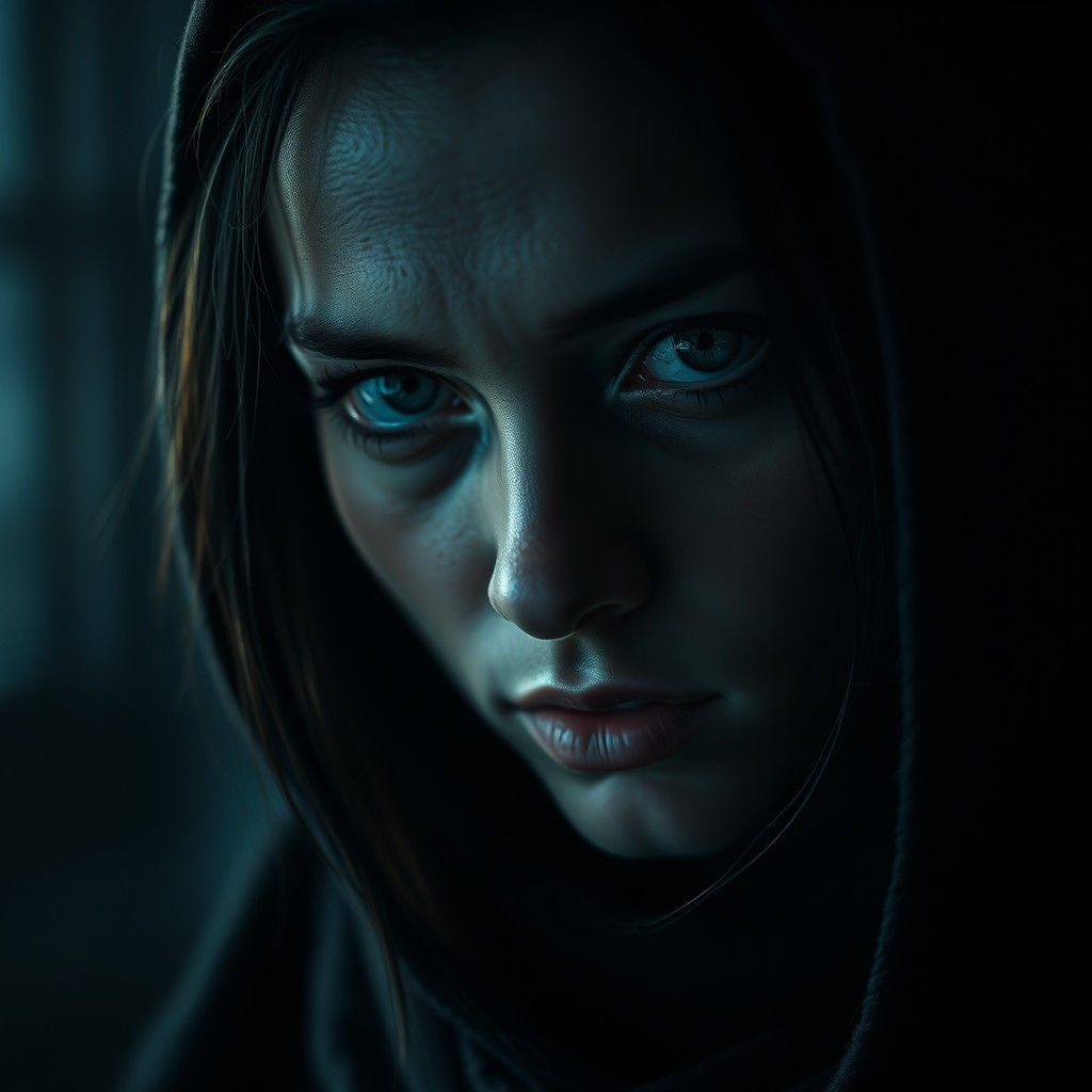 Moody Cinematic Portrait in HDR Style