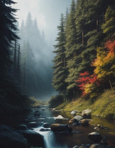 Anime Neko Girl in Japanese Manga Style