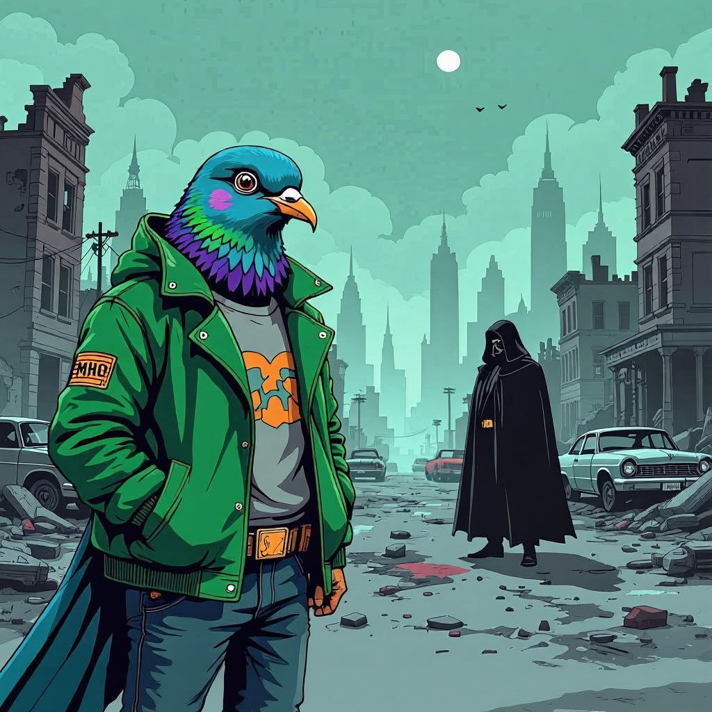 Buff Pigeon in Zombie City, A Pup Named Scooby Doo Style
