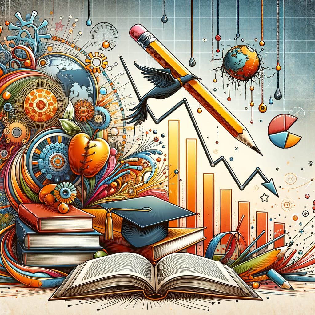 School Dropout and Academic Decline Visualized