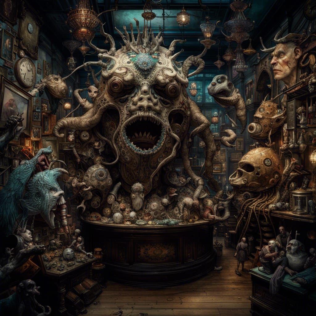 A Wacky Museum of Dark Oddities: Fantasycore Art