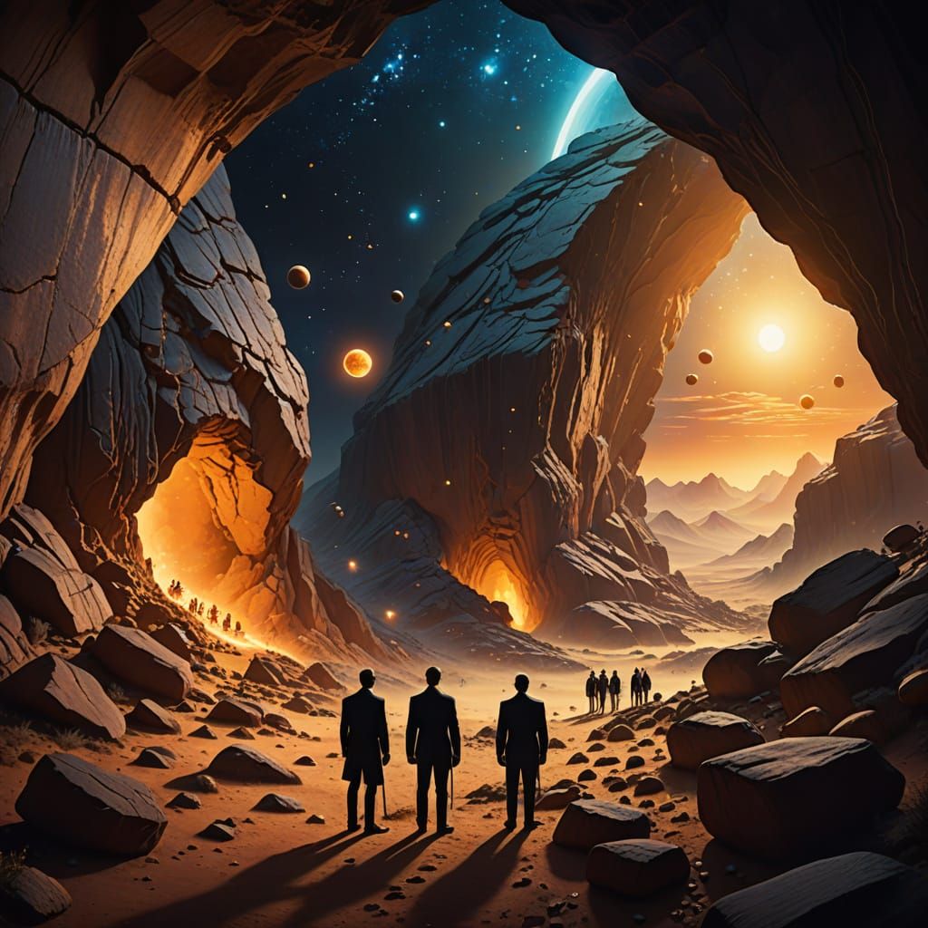 Men in Black Discover Astrology Cave Paintings