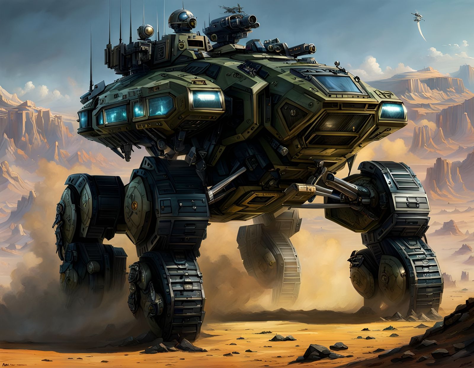 Scifi Military Vehicle Set - II