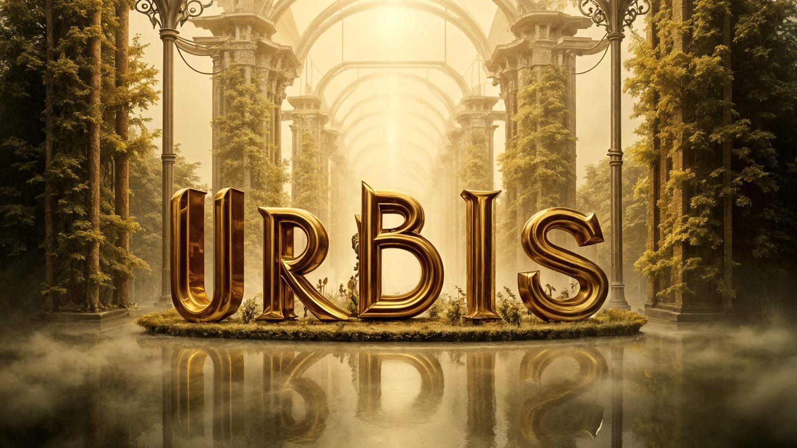 URBIS Letters with River City Elements