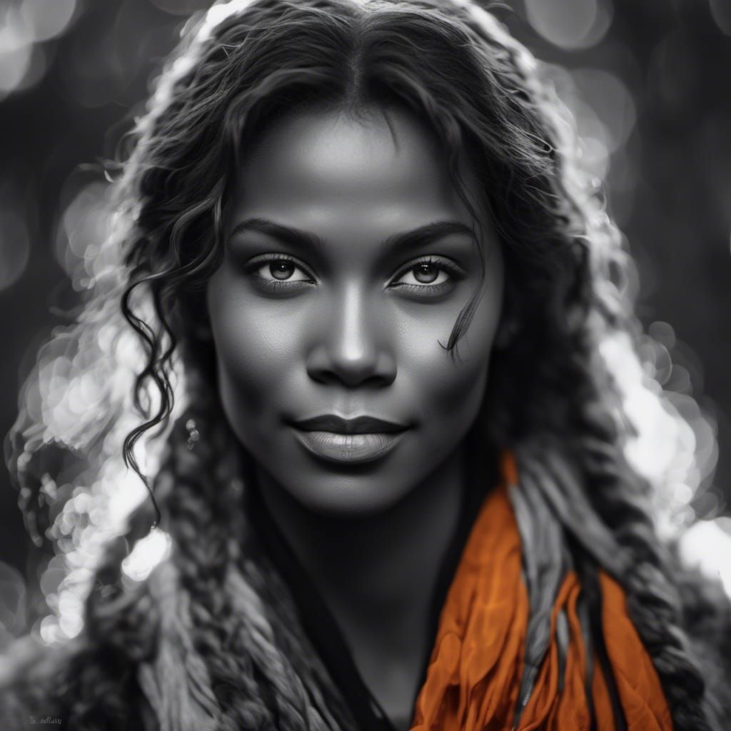 Gorgeous Woman in Scandinavian Forest Resort