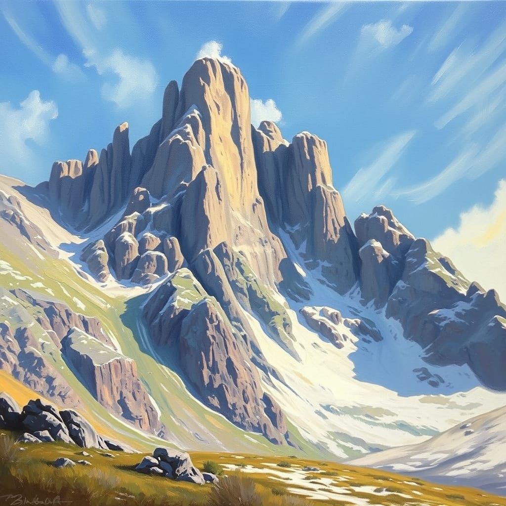 Realistic Oil Painting Beyond the Pale