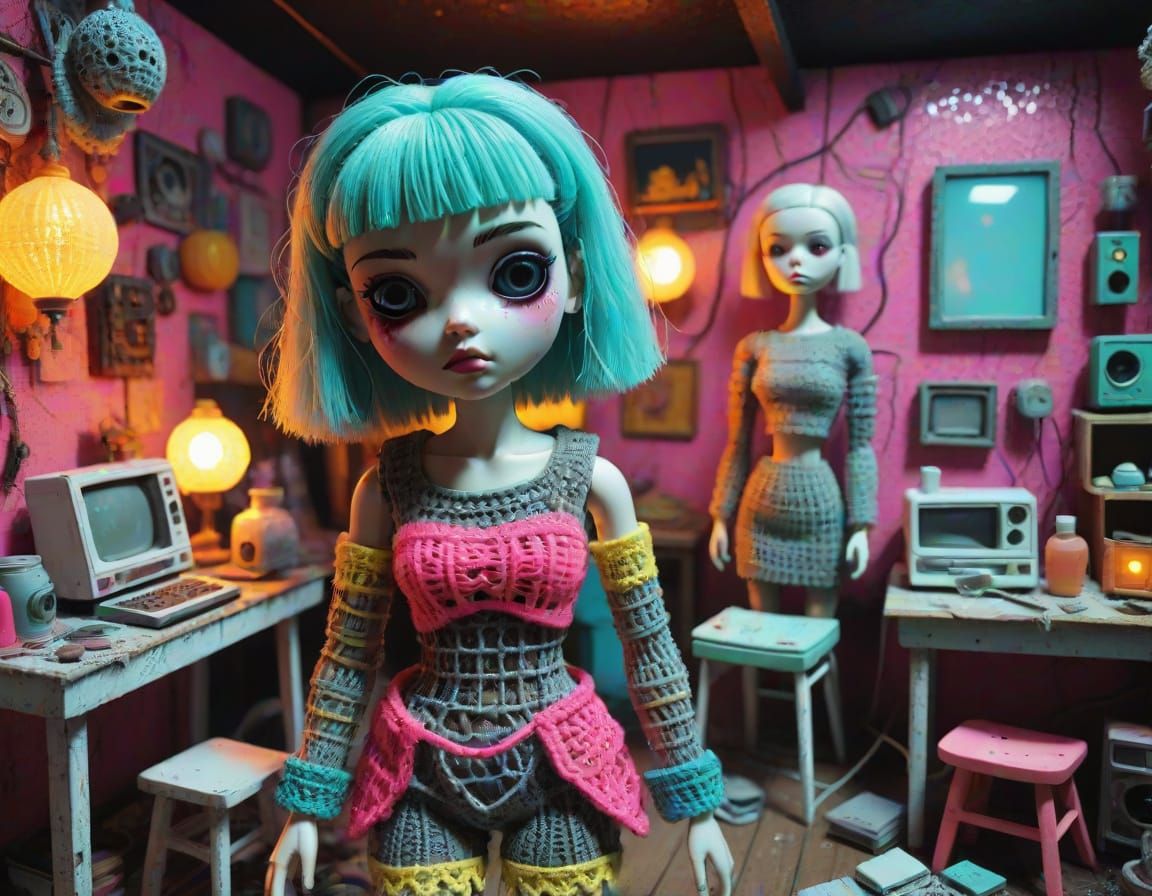 Cyberpunk Dreams in Retro Revival