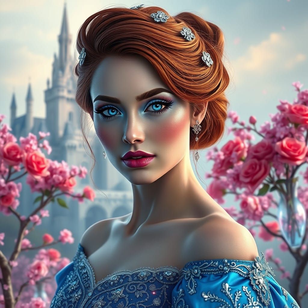 Ethereal Goddess in Lavender Haze