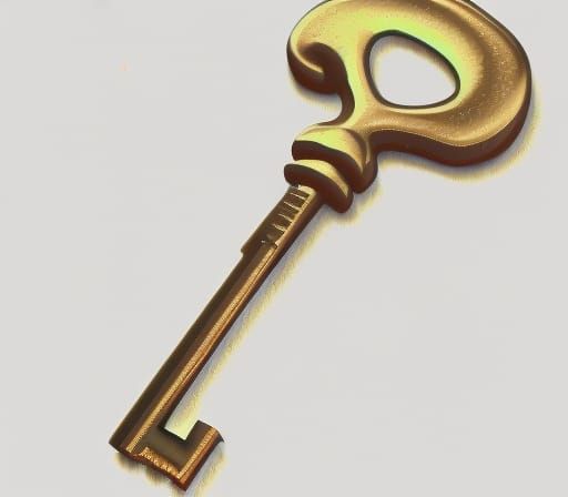 Scary Key Concept Art in 8K Resolution