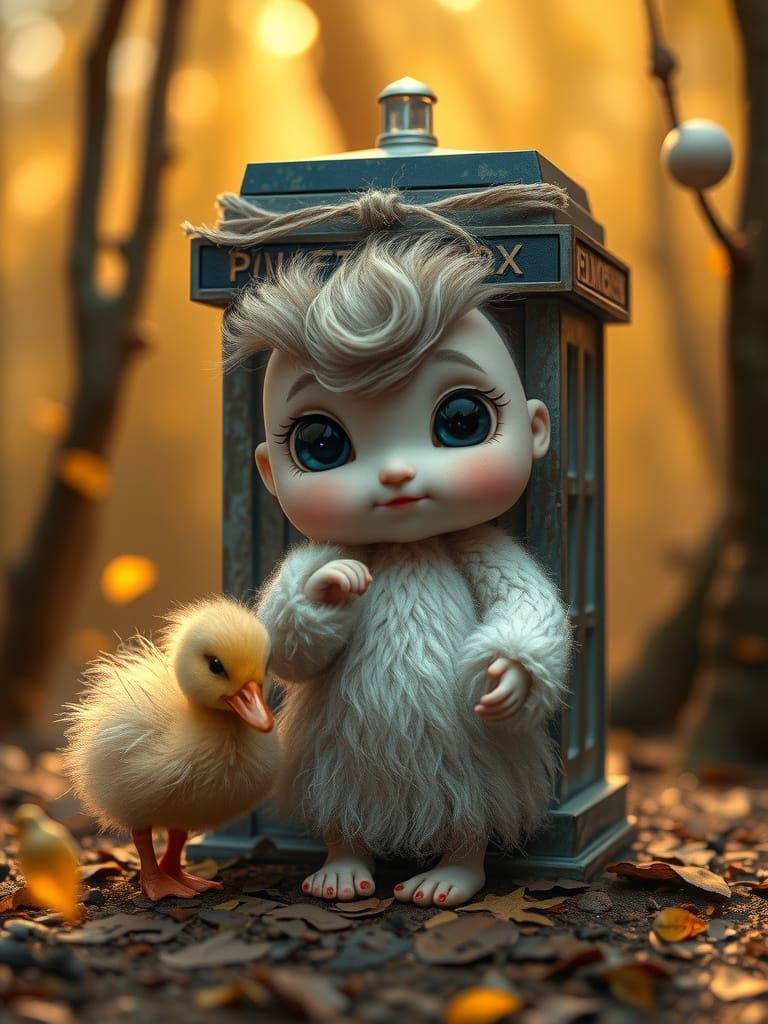 Furry Baby Tardis in Enchanted Forest
