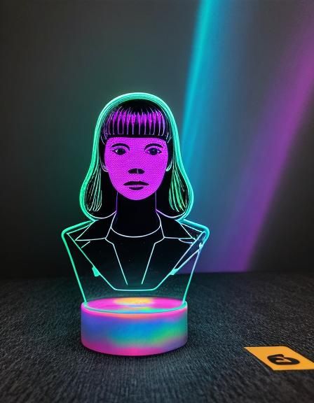 Minimalist Holographic Projection in Dark Environment