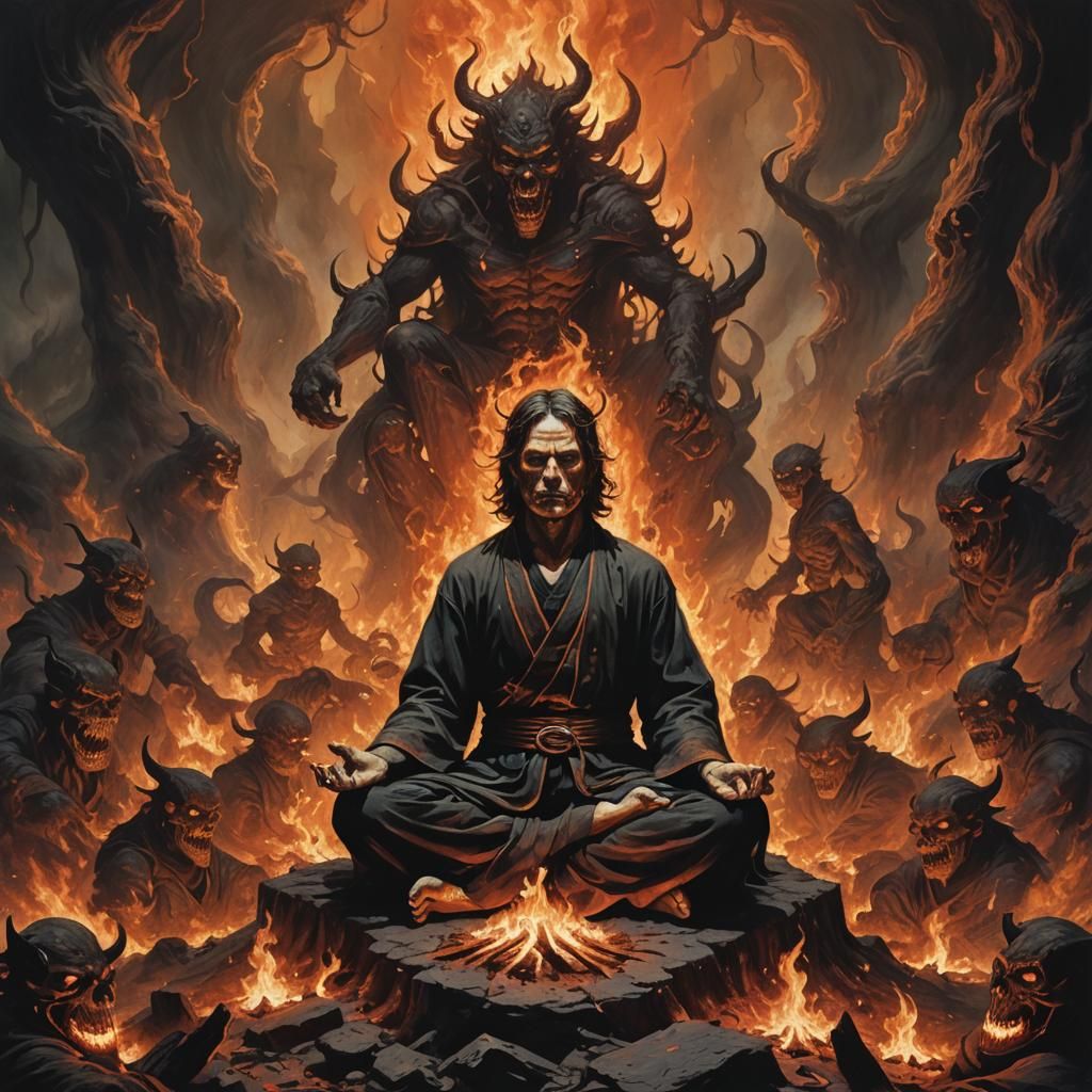 Meditating in the fires of hell