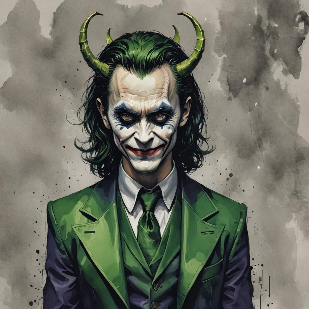 Loki as Joker: A Chaotic Fusion