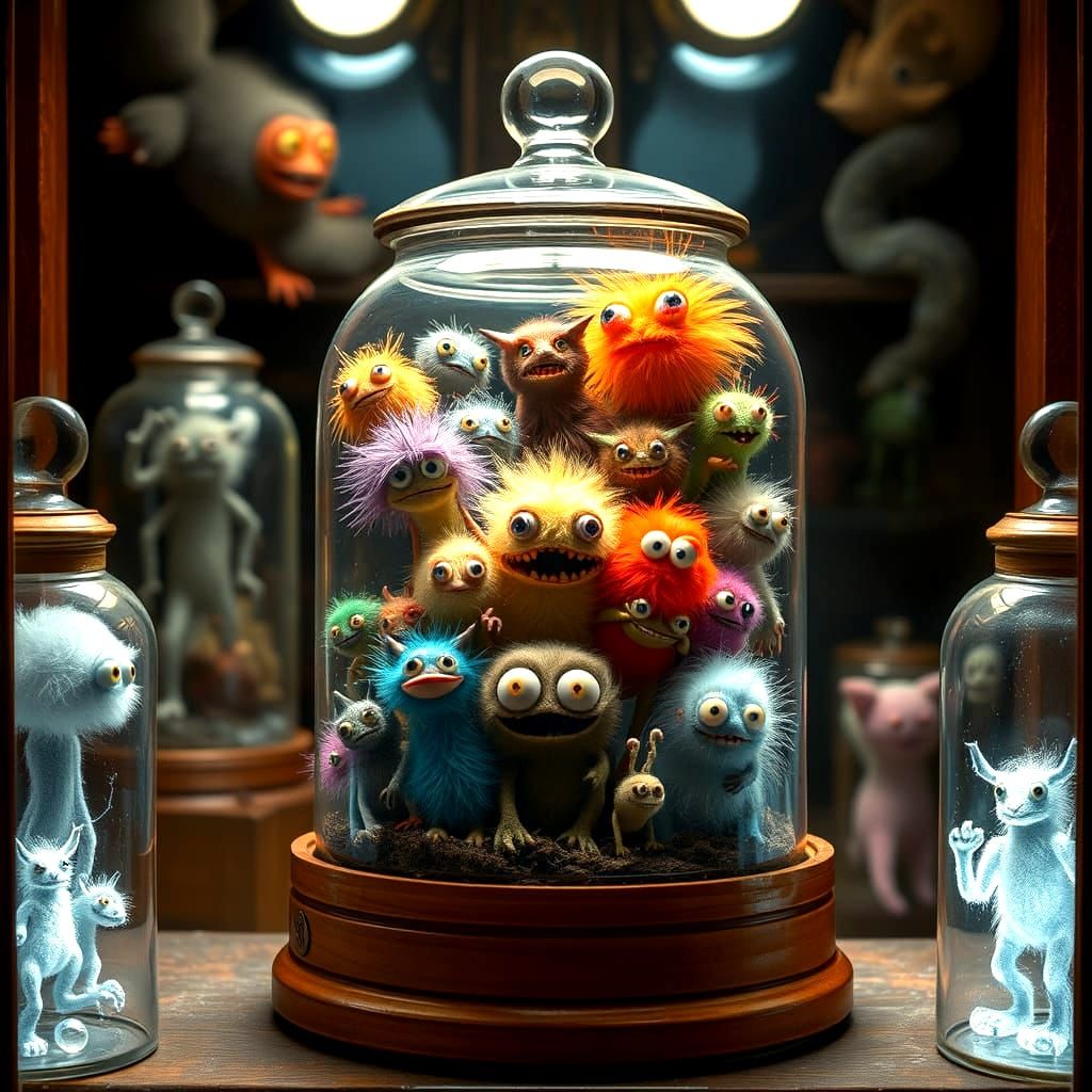 Hey, whatcha doin' in that jar?