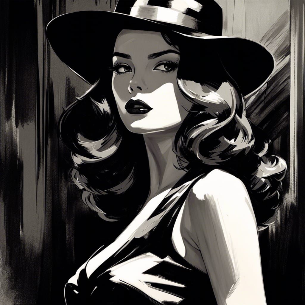 Anya Taylor-Joy as Manga Femme Fatale