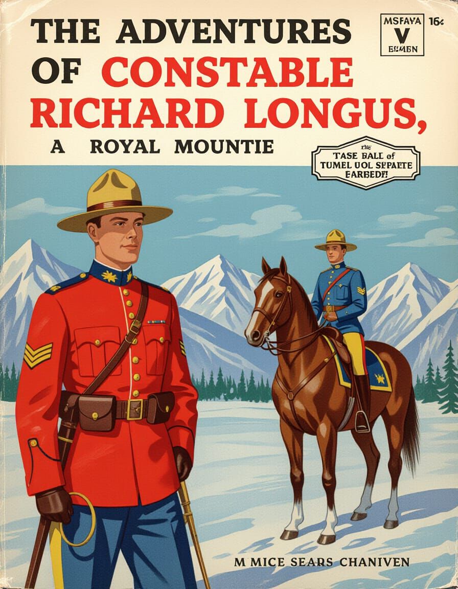 Vintage Paperback Book Cover: Constable Richard Longus