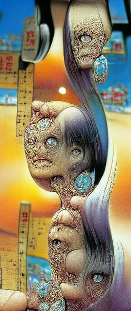 Kawaii Chibi in Junji Ito Style