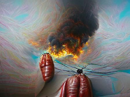 Kafkaesque Transformation Aboard Burning Spaceship: Hyperrea...