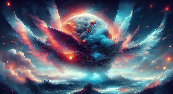 Winter Fairy Holds Crumpled Map in Ethereal Glow