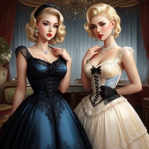1950s glamour