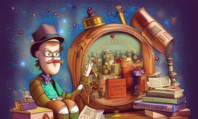 Whimsical Santa Claus Character in Detailed Digital Art