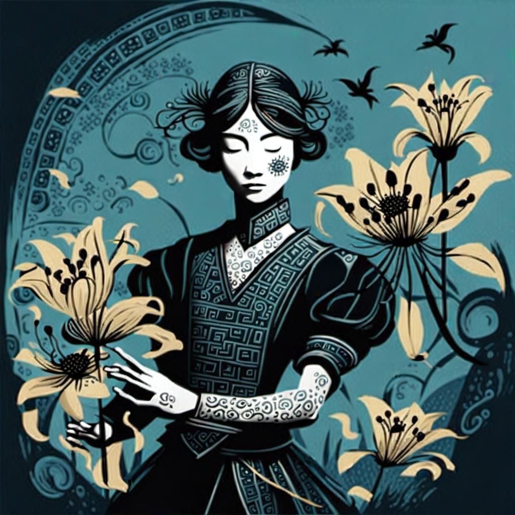 Pedalling through
The dark currents
I find an accurate copy
...