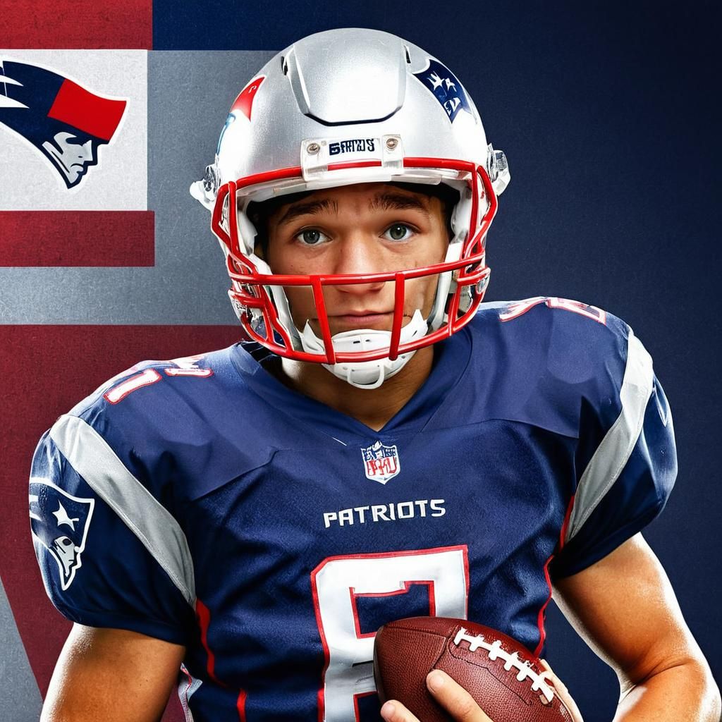 Patriots Player Rendered in Detailed 3D