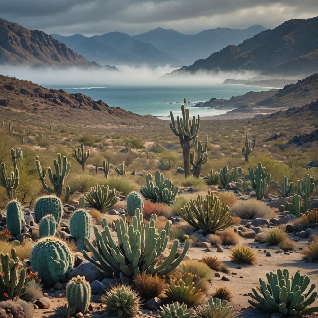 Baja California Stony Desert Landscape Photography