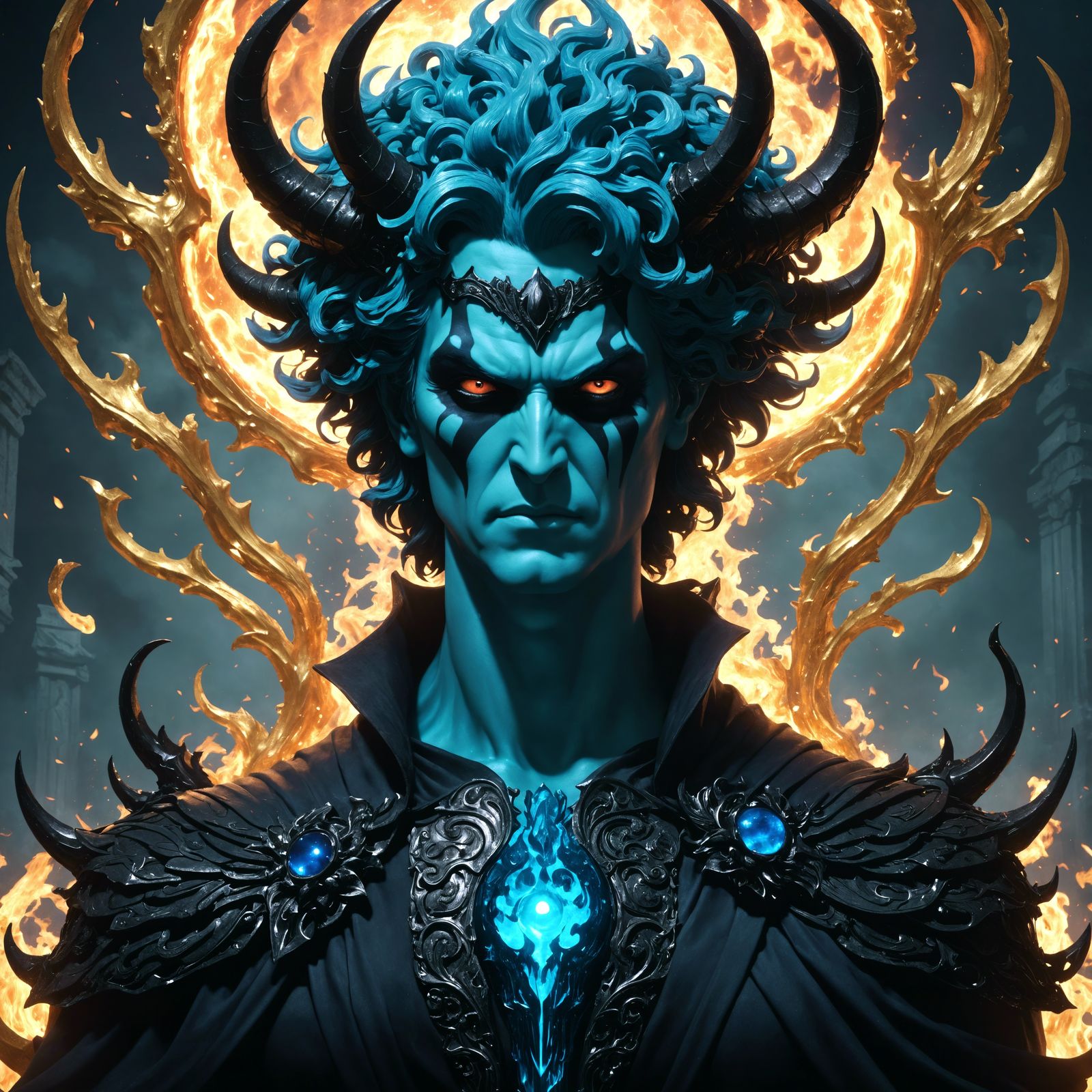 Hades: God of the Underworld in Modern Style