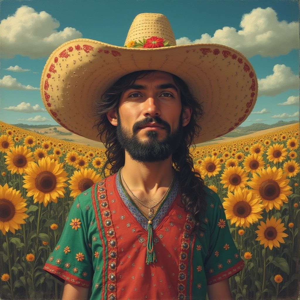 Surreal Landscape with Whimsical Elements