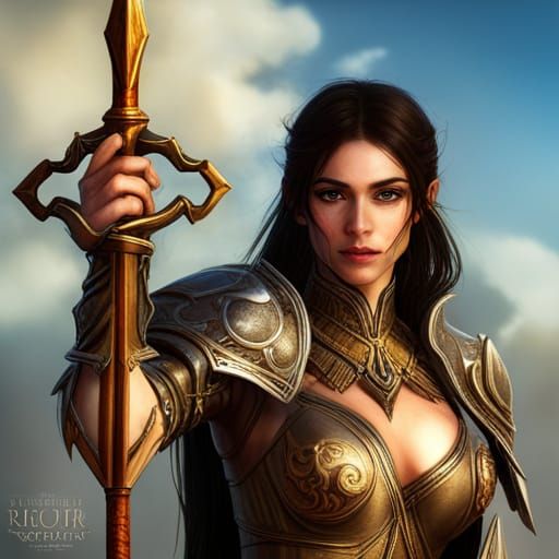 Half Sun Elf Cleric of the Life Domain