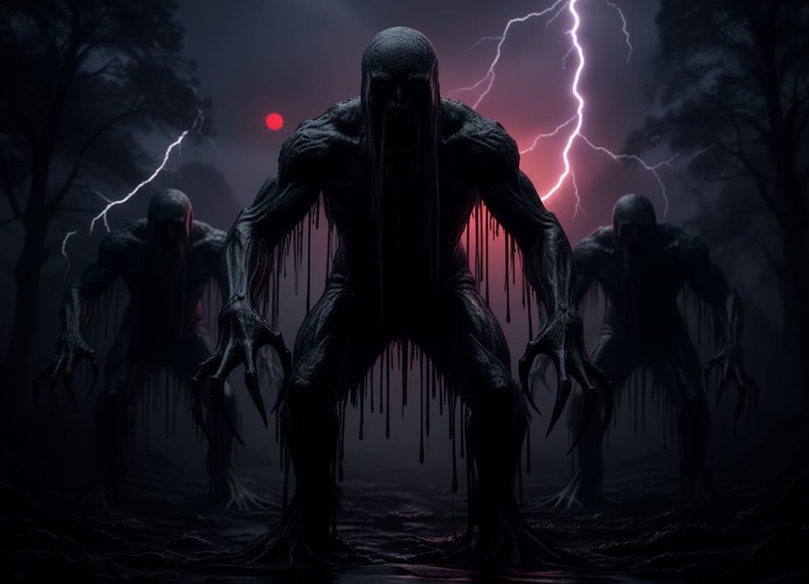 Terrifying Ink Monster Attacks Stranger Things Character