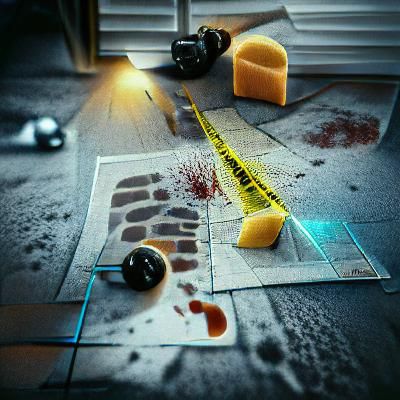 Film Noir Crime Scene Evidence Photos
