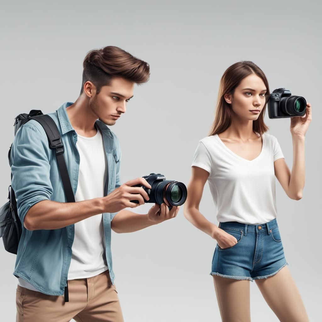 Photographer Captures Male Model in 8K Concept Art