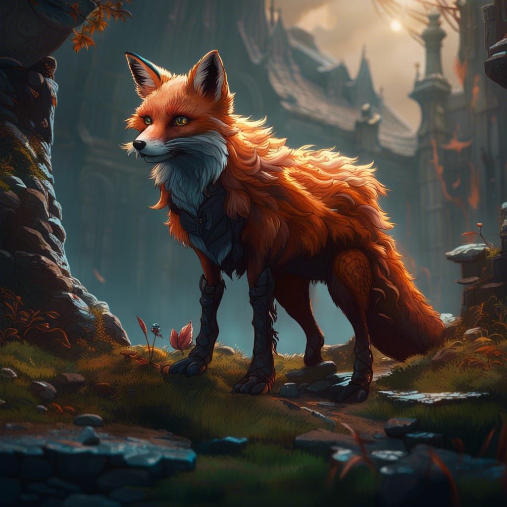 Fantastical Fox-Boy Concept Art in Unreal Engine 5