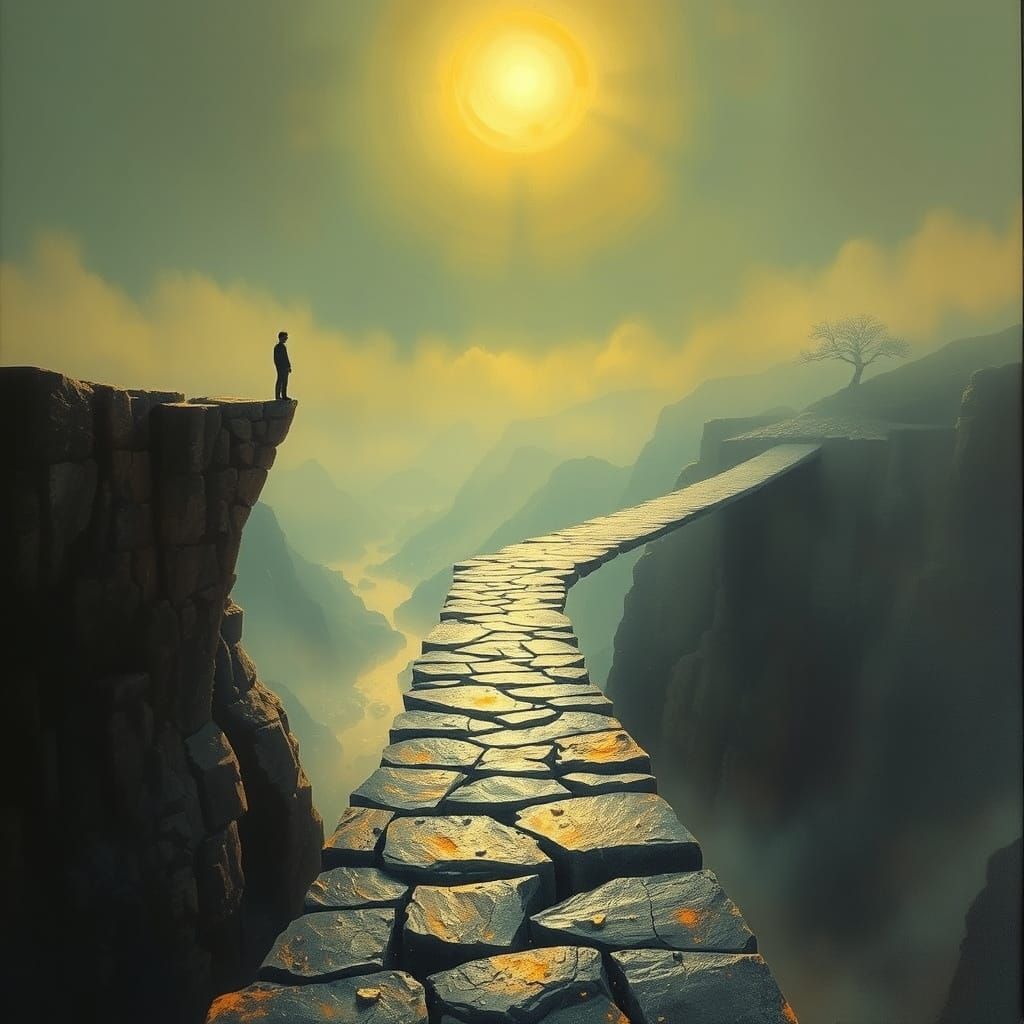 Ethereal Bridge to Surreal New Land