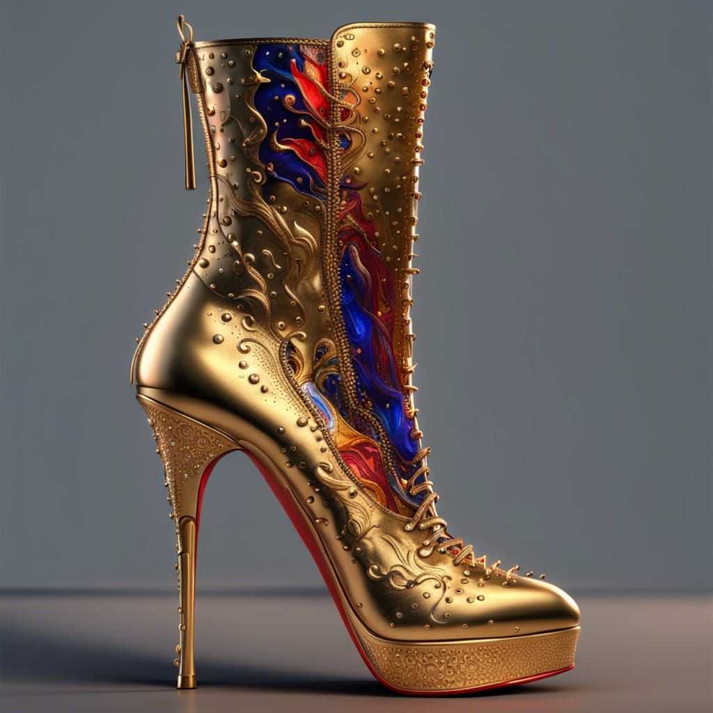 Fetish fantasy high heel boots